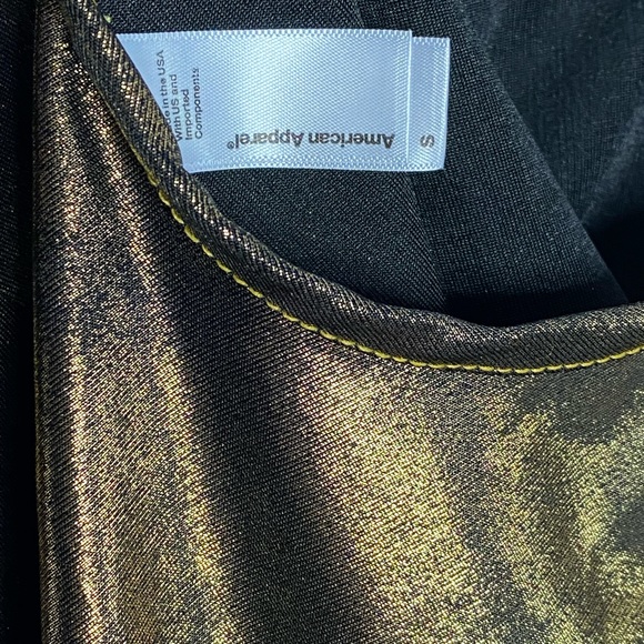 American Apparel Gold Swimsuit/Bodysuit - Picture 3 of 4